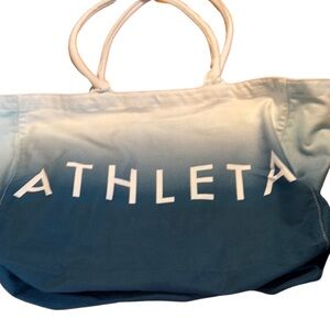 Athleta Blue Gradient Tote Bag for Everyday Use